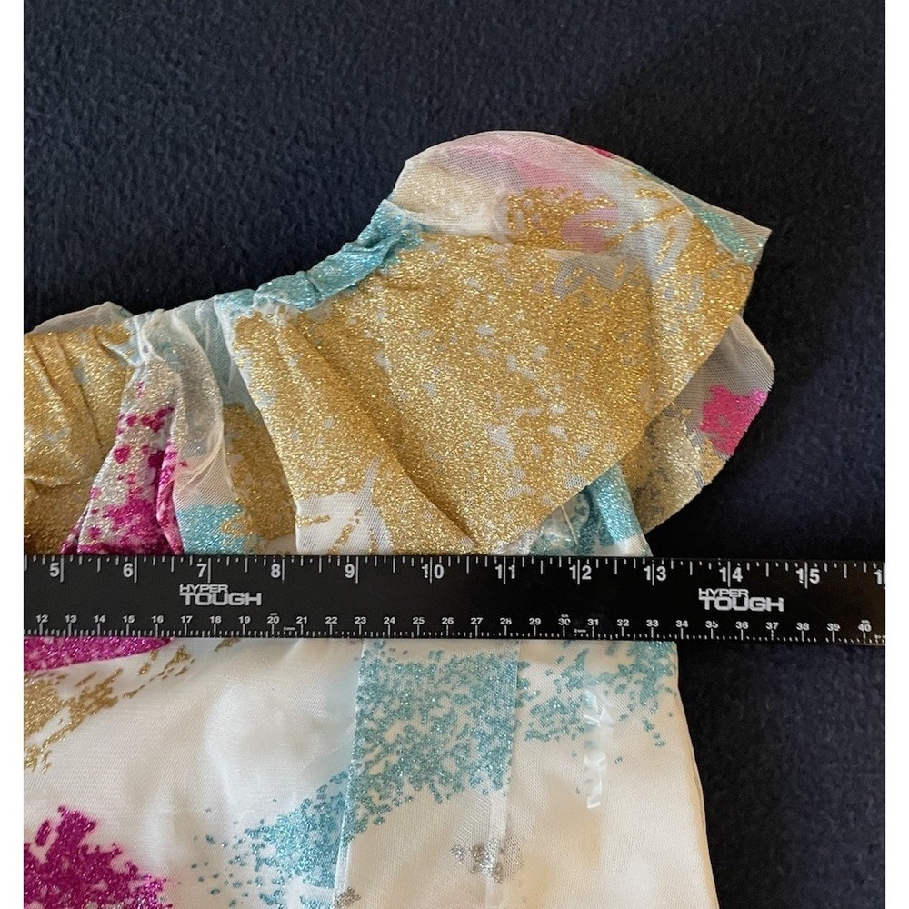 Disney Store Pocahontas Princess Dress Up Costume Shift Feathers Glitter Size 4T - Picture 8 of 10